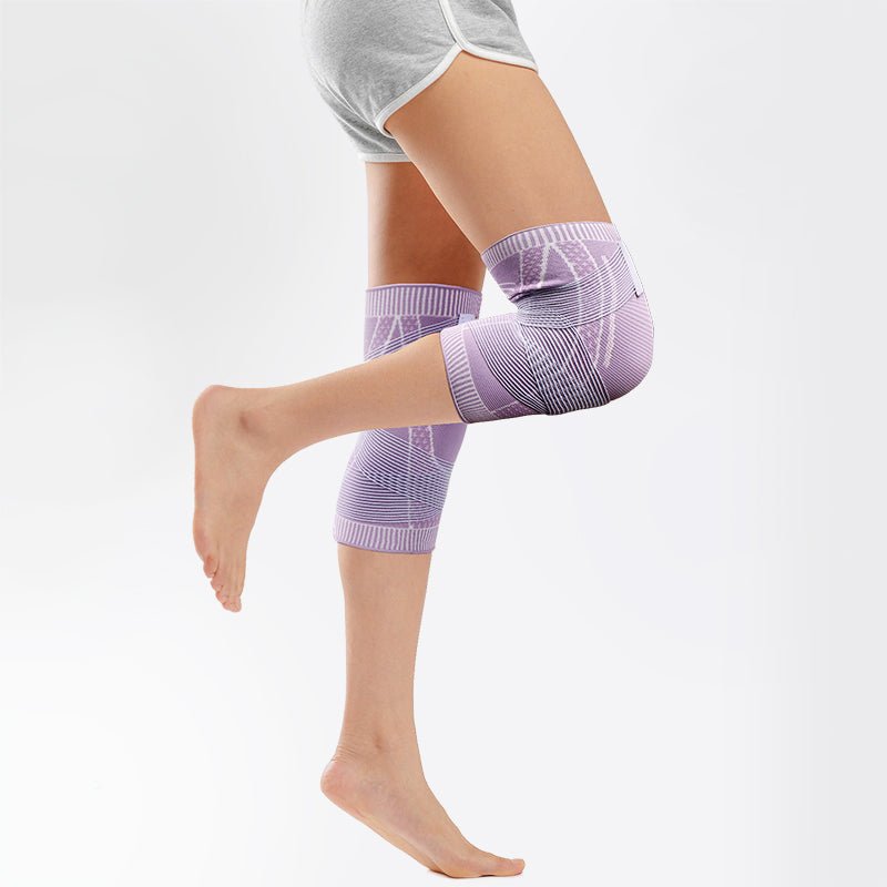זוג תומכי ברך עם רצועות תמיכה | Compression Knee Brace | אוזו - שופ